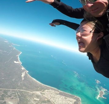 Photo of me skydiving